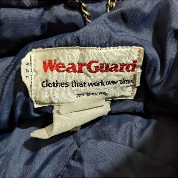 WearGuard Workwear Jacket Blue Size Small Jeanine Embroidered Name On Front Blue - Picture 6 of 7